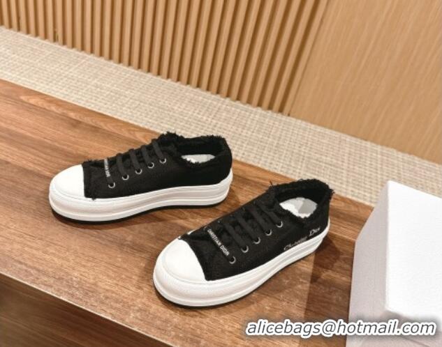 Best Price Dior Walk'n'Dior Sneakers with embroidery Logo Black 070603