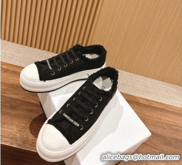 Best Price Dior Walk'n'Dior Sneakers with embroidery Logo Black 070603