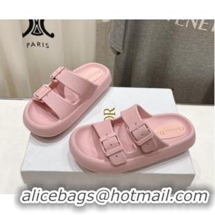 Luxury Dior Rubber Slide Sandals D717021 Pink