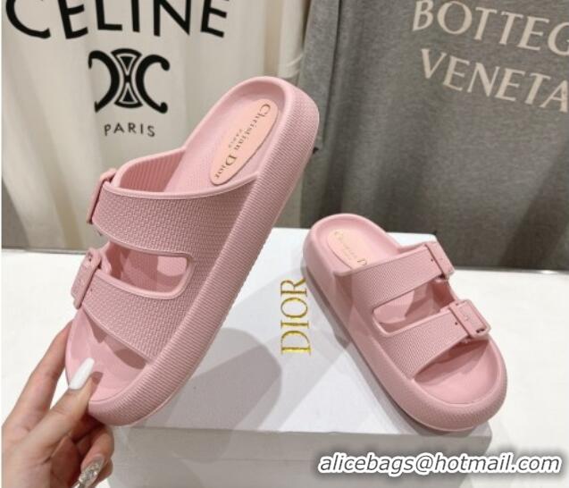 Luxury Dior Rubber Slide Sandals D717021 Pink