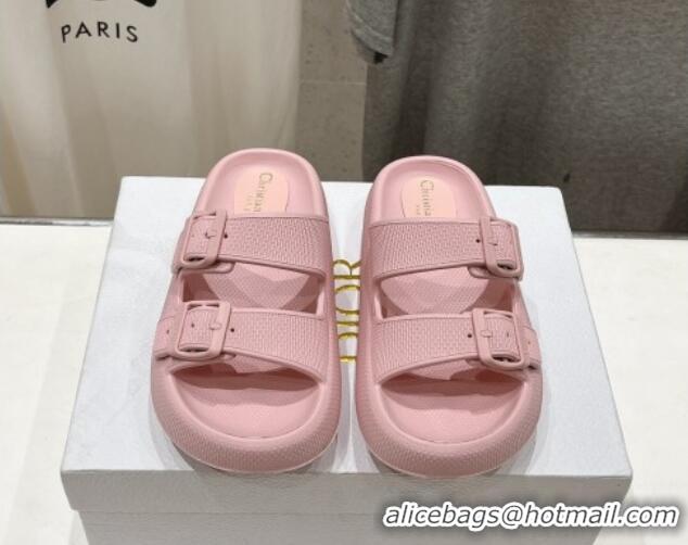 Luxury Dior Rubber Slide Sandals D717021 Pink