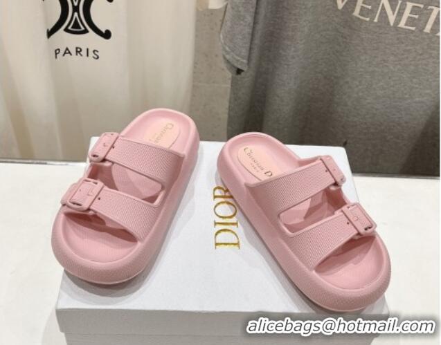 Luxury Dior Rubber Slide Sandals D717021 Pink