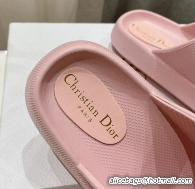 Luxury Dior Rubber Slide Sandals D717021 Pink