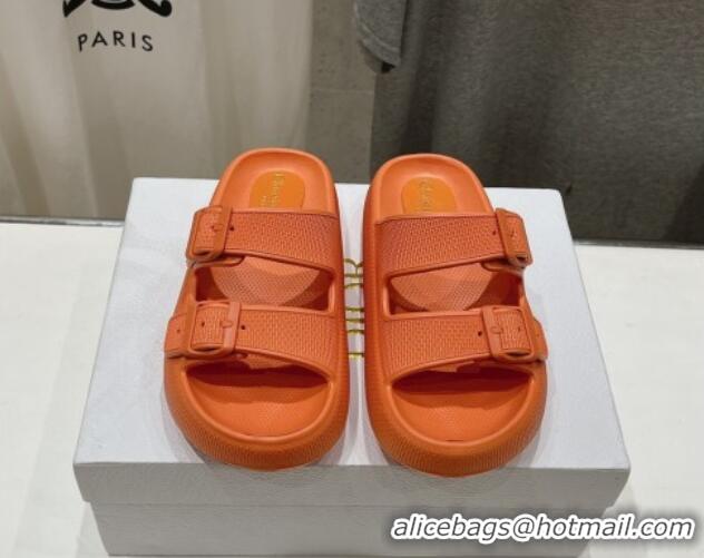 Buy Discount Dior Rubber Slide Sandals D71723 Orange