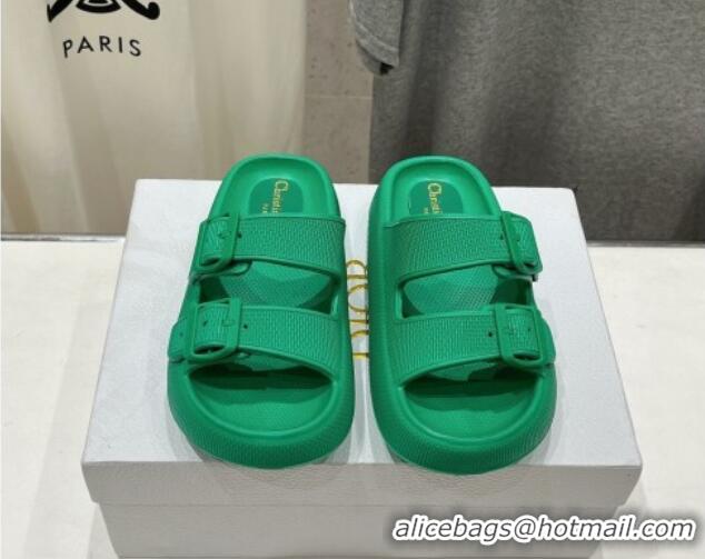 Best Product Dior Rubber Slide Sandals D71725 Green