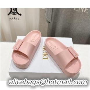 Cheapest Dior Rubber Slide Sandals D71727 Pink