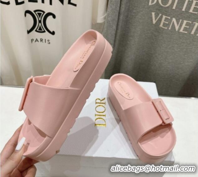 Cheapest Dior Rubber Slide Sandals D71727 Pink