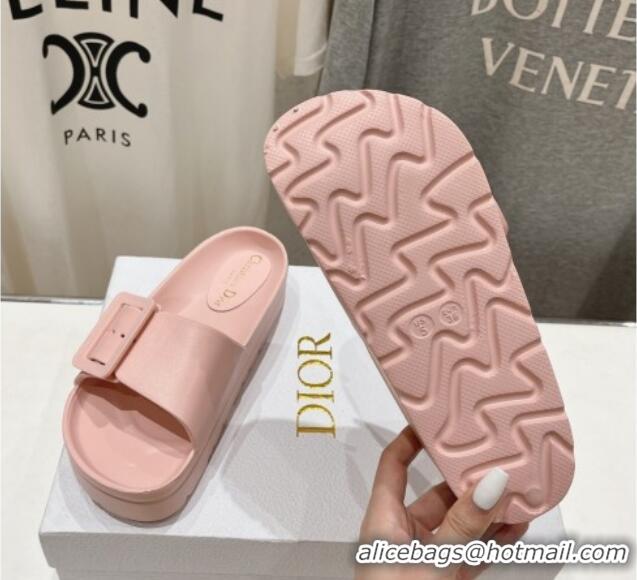 Cheapest Dior Rubber Slide Sandals D71727 Pink