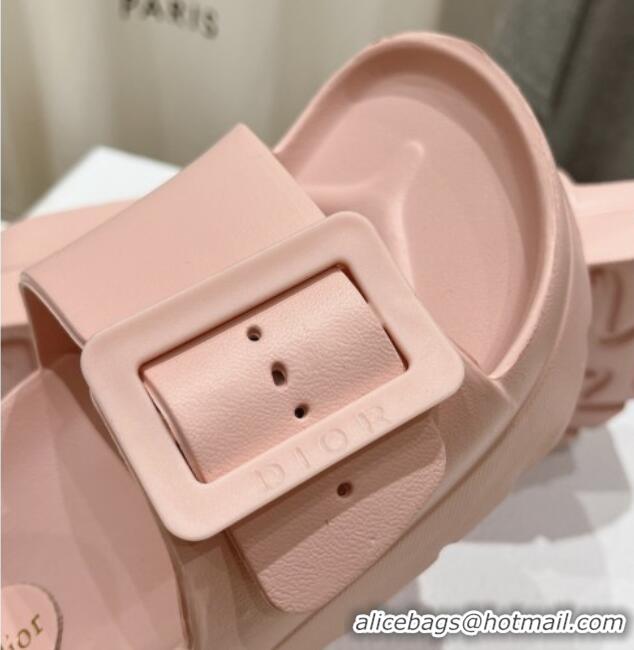 Cheapest Dior Rubber Slide Sandals D71727 Pink