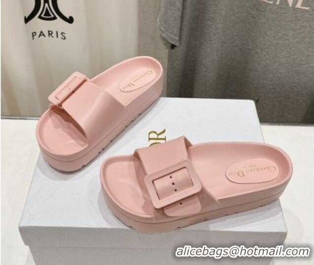 Cheapest Dior Rubber Slide Sandals D71727 Pink