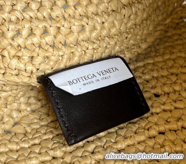 Grade Design Bottega Veneta Sardine Top handle Bag With Chain in Raffia Straw Crochet 796426 2024