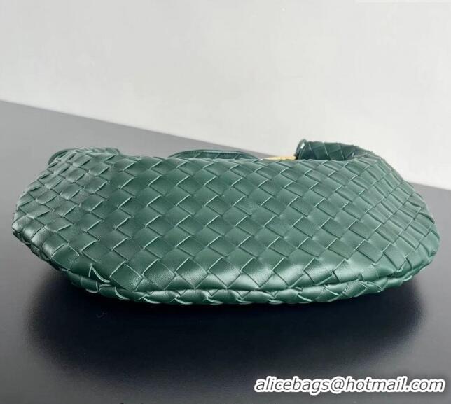 Promotional Bottega Veneta Medium Sardine Bag in Intrecciato Leather 754988 Emerald Green 2024