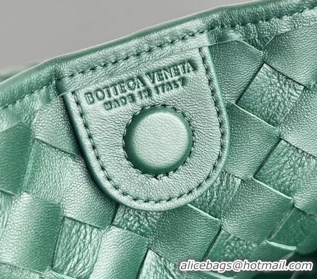 Promotional Bottega Veneta Medium Sardine Bag in Intrecciato Leather 754988 Emerald Green 2024