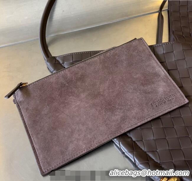 Best Quality Bottega Veneta Medium Solstice Shoulder Bag in Intrecciato Leather 740990 Fondant Brown 2024