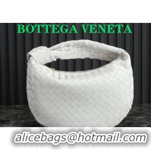 Sophisticated Grade Bottega Veneta Teen Jodie Hobo Bag 690225 White 2024