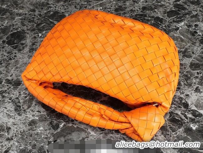 Big Discount Bottega Veneta Teen Jodie Hobo Bag 690225 Orange 2024