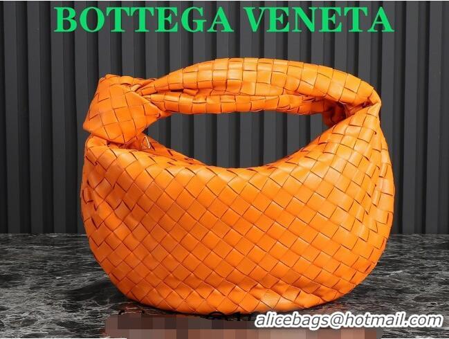 Big Discount Bottega Veneta Teen Jodie Hobo Bag 690225 Orange 2024