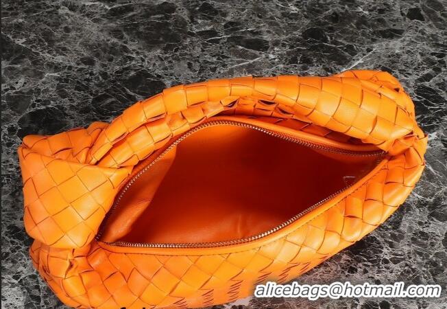 Big Discount Bottega Veneta Teen Jodie Hobo Bag 690225 Orange 2024