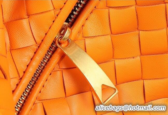 Big Discount Bottega Veneta Teen Jodie Hobo Bag 690225 Orange 2024