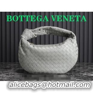 Buy New Cheap Bottega Veneta Teen Jodie Hobo Bag 690225 Light Grey 2024