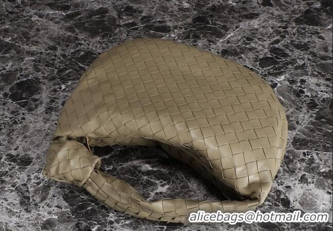 Top Design  Bottega Veneta Teen Jodie Hobo Bag 690225 Dusty Green 2024