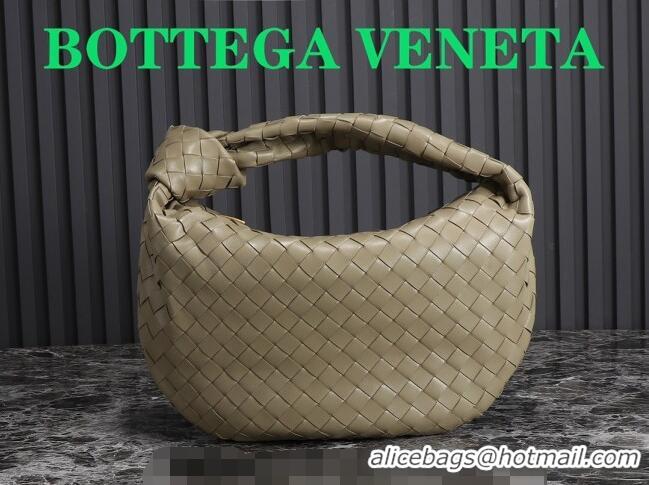 Top Design  Bottega Veneta Teen Jodie Hobo Bag 690225 Dusty Green 2024