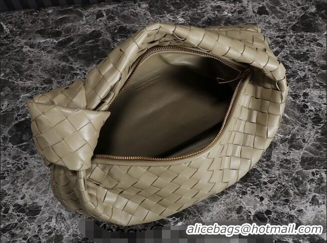 Top Design  Bottega Veneta Teen Jodie Hobo Bag 690225 Dusty Green 2024