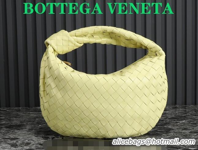 Low Cost Bottega Veneta Teen Jodie Hobo Bag 690225 Light Yellow 2024