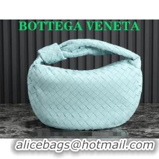 Particularly Recommended Bottega Veneta Teen Jodie Hobo Bag 690225 Light Blue 2024