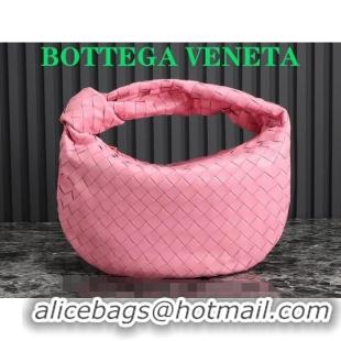 Top Quality Bottega Veneta Teen Jodie Hobo Bag 690225 Light Pink 2024