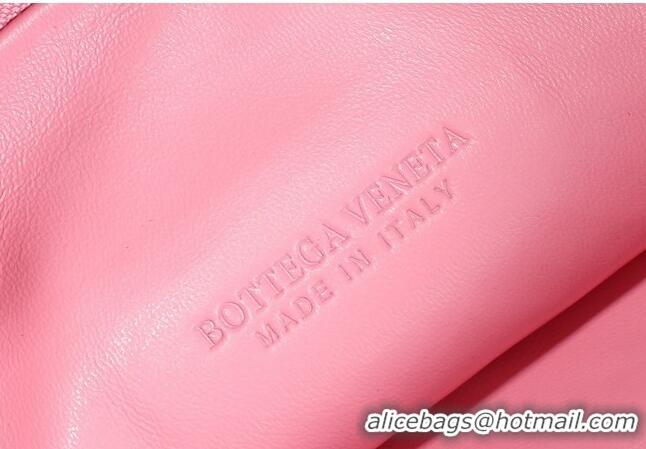 Top Quality Bottega Veneta Teen Jodie Hobo Bag 690225 Light Pink 2024