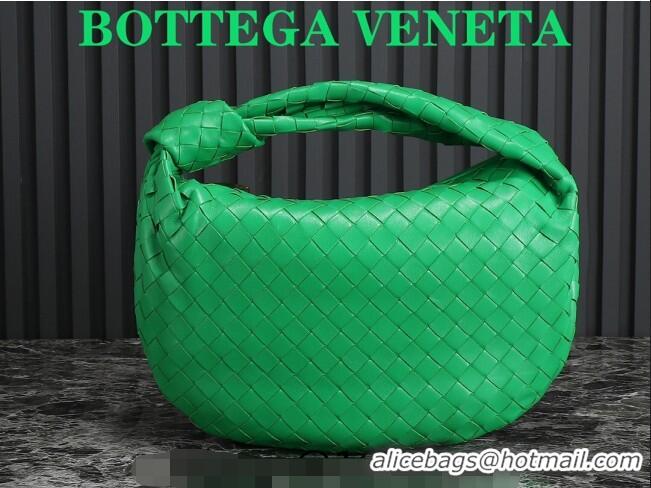 Most Popular Bottega Veneta Teen Jodie Hobo Bag 690225 Green 2024