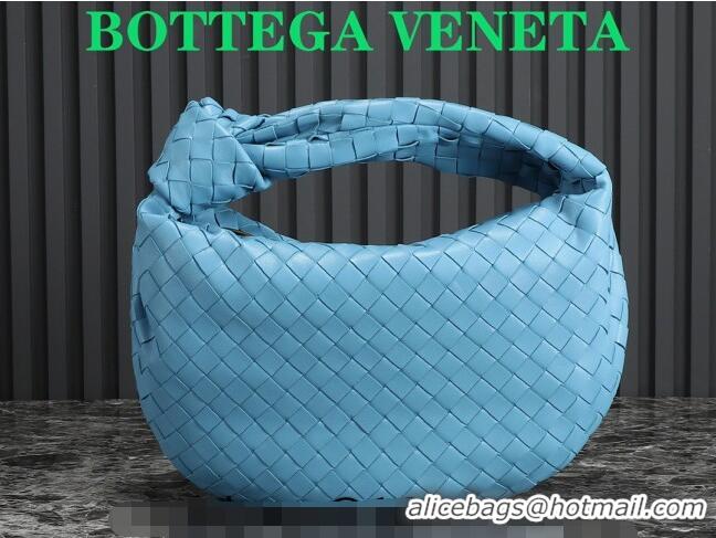 Top Quality Bottega Veneta Teen Jodie Hobo Bag 690225 Blue 2024