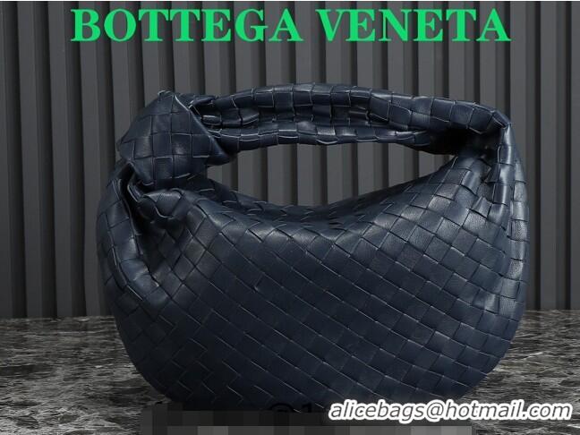 Good Taste Bottega Veneta Teen Jodie Hobo Bag 690225 Dark Blue 2024