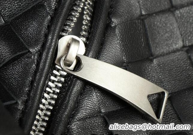 New Release Creation Bottega Veneta Teen Jodie Hobo Bag 690225 Black/Silver 2024