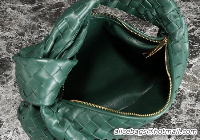 Stylish Discount Bottega Veneta Teen Jodie Hobo Bag 690225 Raintree Green 2024