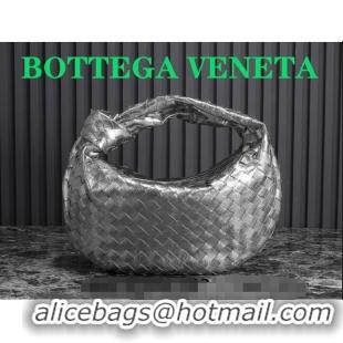 Good Looking Bottega Veneta Teen Jodie Hobo Bag 690225 Silver-Tone 2024