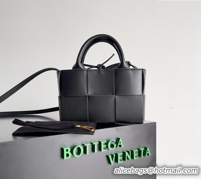 Most Popular Bottega Veneta Candy Arco Tote Bag 729029 Black/Gold 2024