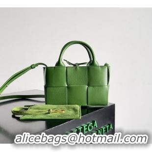 Luxury Cheap Bottega Veneta Candy Arco Tote Bag 729029 Green 2024