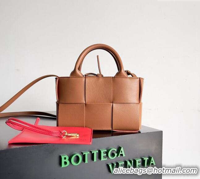 Top Grade Bottega Veneta Candy Arco Tote Bag 729029 Tan Brown 2024