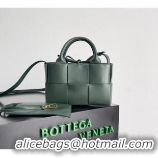 Super Quality Bottega Veneta Candy Arco Tote Bag 729029 Dark Green 2024