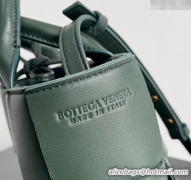 Super Quality Bottega Veneta Candy Arco Tote Bag 729029 Dark Green 2024