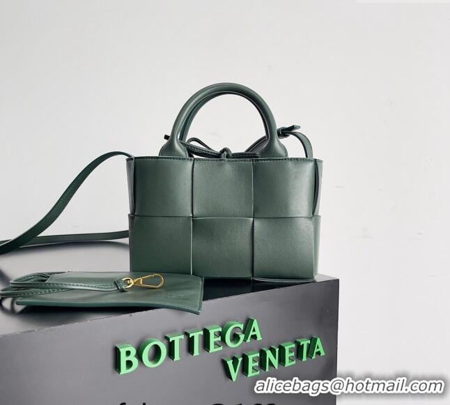 Super Quality Bottega Veneta Candy Arco Tote Bag 729029 Dark Green 2024