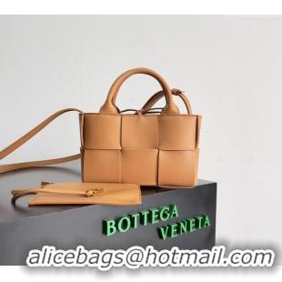 Traditional Discount Bottega Veneta Candy Arco Tote Bag 729029 Light Brown 2024