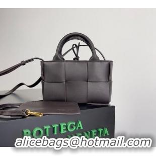 Good Quality Bottega Veneta Candy Arco Tote Bag 729029 Dark Brown 2024