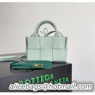 Classic Luxurious Bottega Veneta Candy Arco Tote Bag 729029 Light Green 2024