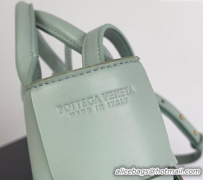 Classic Luxurious Bottega Veneta Candy Arco Tote Bag 729029 Light Green 2024