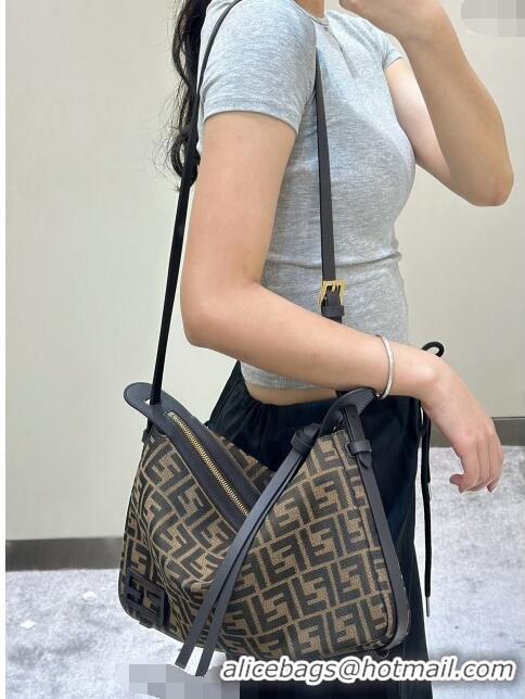 Good Product Fendi Simply Large Hobo bag in FF Fabric F8662 2024