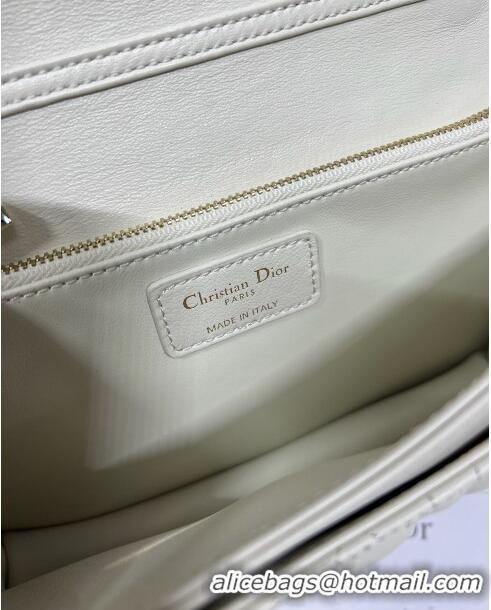 New Style Dior My Dior Top Handle Bag in Latte Cannage Lambskin 0997 White 2024