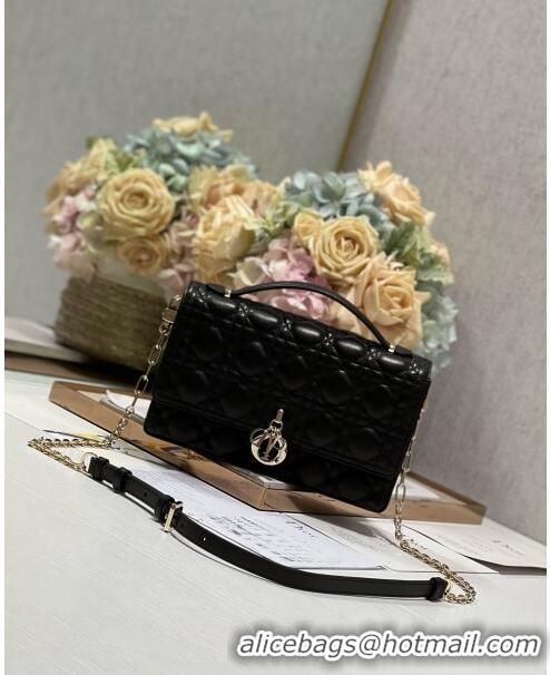 Super Quality Dior My Dior Top Handle Bag in Latte Cannage Lambskin 0997 Black 2024